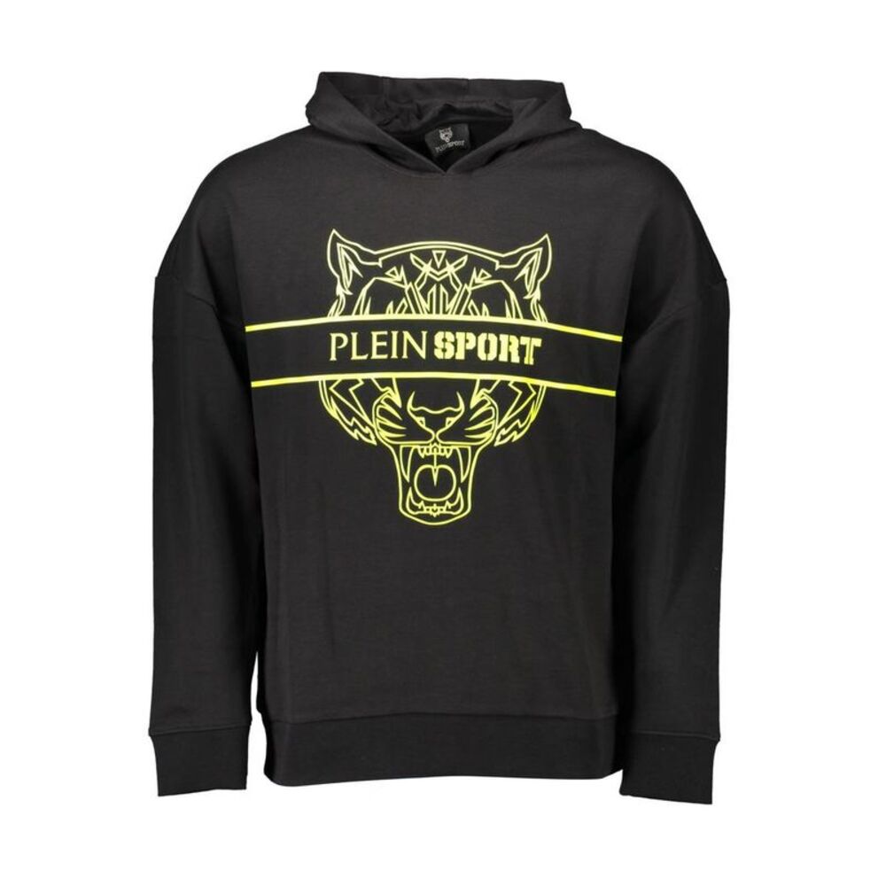 Plein Sport Black Cotton Men Men's Sweatshirt